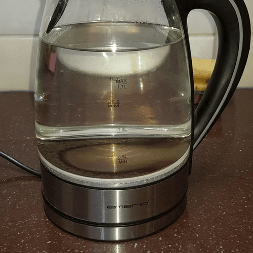 With water softener โ no limescale after 3 years